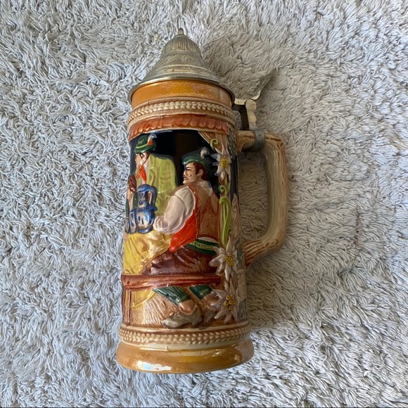 gerzit gerz Other Original Gerzit Gerz German Beer Stein Pewter
